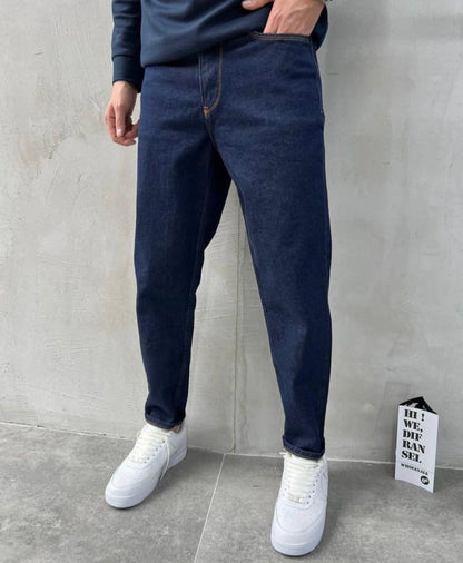 DaCovet Raw Blue Regular Jeans