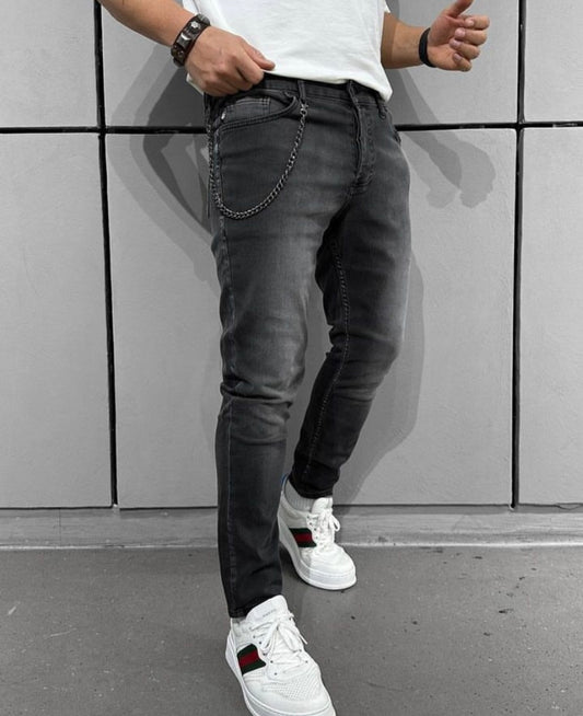 DaCovet Blackish Grey Jeans