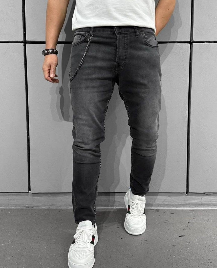 DaCovet Blackish Grey Jeans