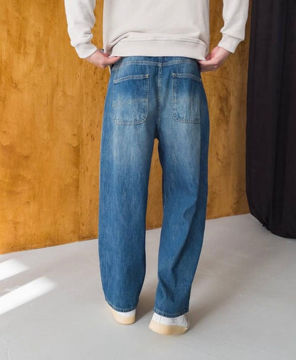 DaCovet Shark Blue Baggy Jeans