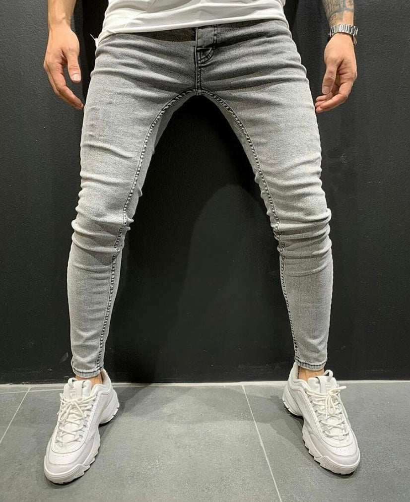 DaCovet Light Grey Jeans - DaCovet Denims