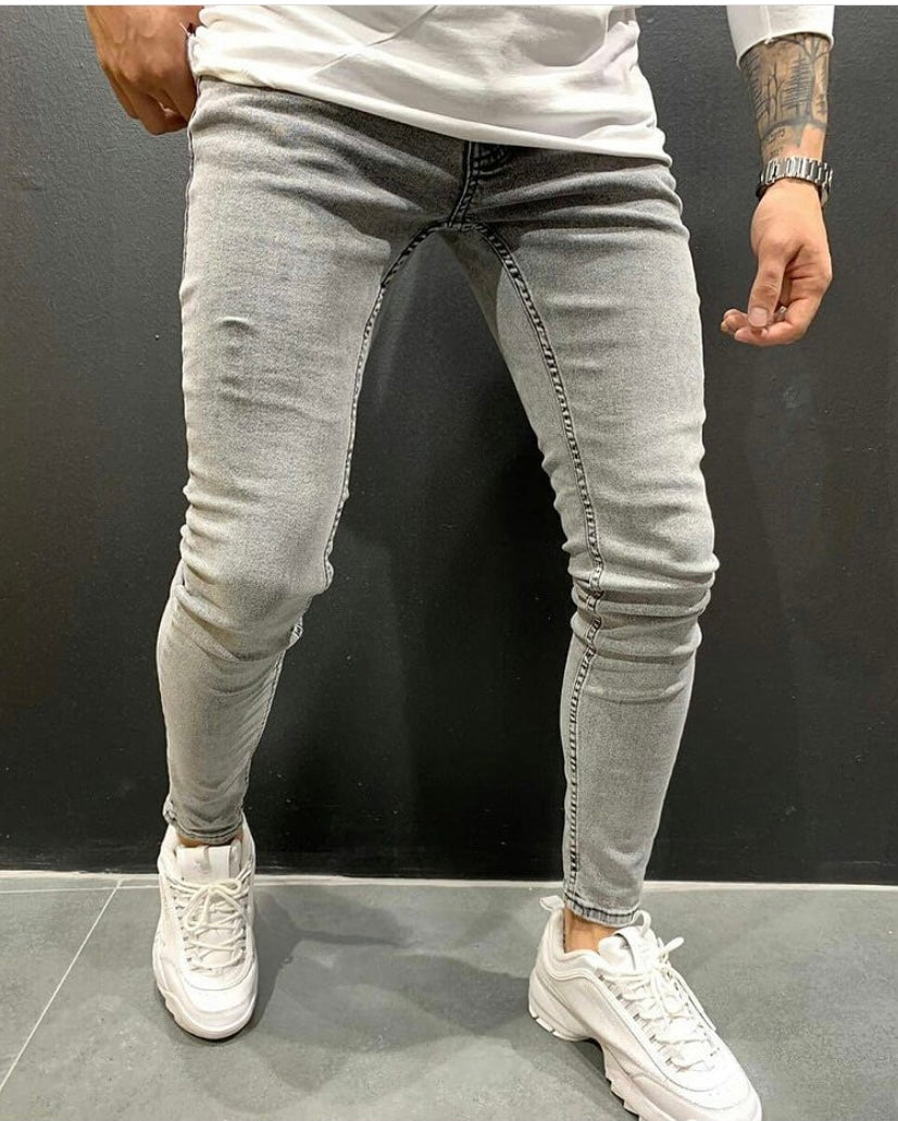 DaCovet Light Grey Jeans - DaCovet Denims
