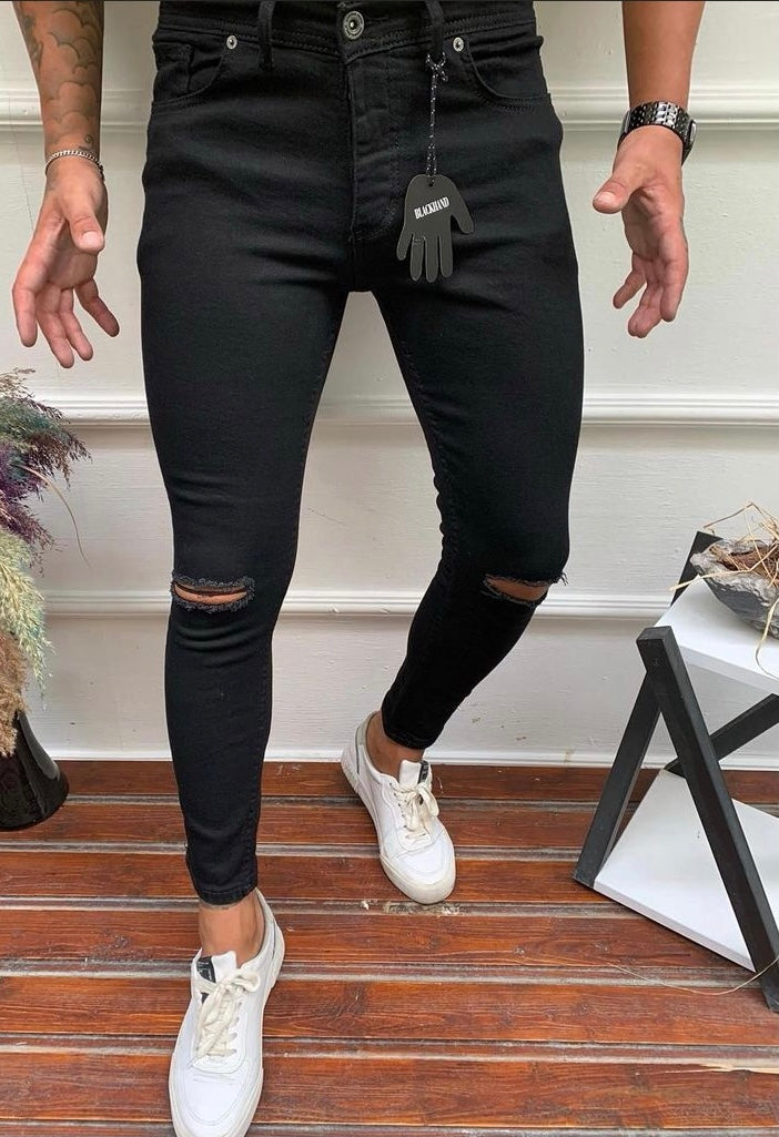 DC Black knee cut Jeans