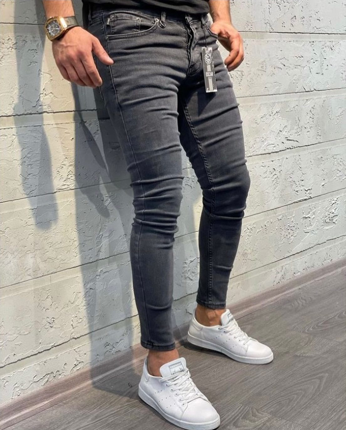 DaCovet Ash Grey Jeans